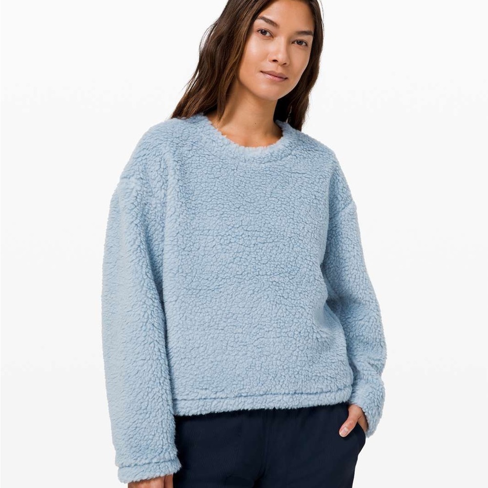 NWT Lululemon Wool Whenever Crew Chambray Size 2 - Picture 4 of 5